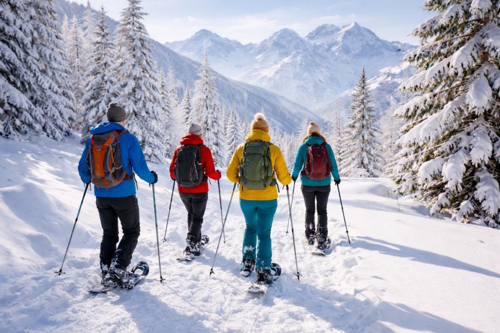 Balade en raquettes à Montgenèvre, Claviere et Vallée de Névache