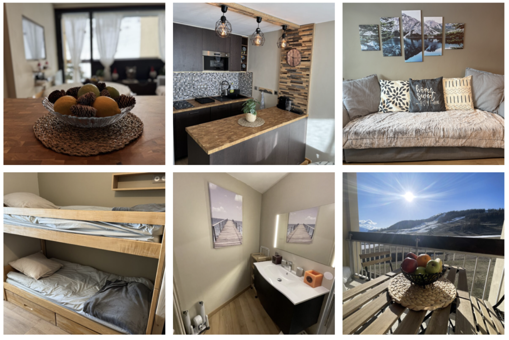 Location appartement qui est des pistes à Montgeneve, service de conciergerie